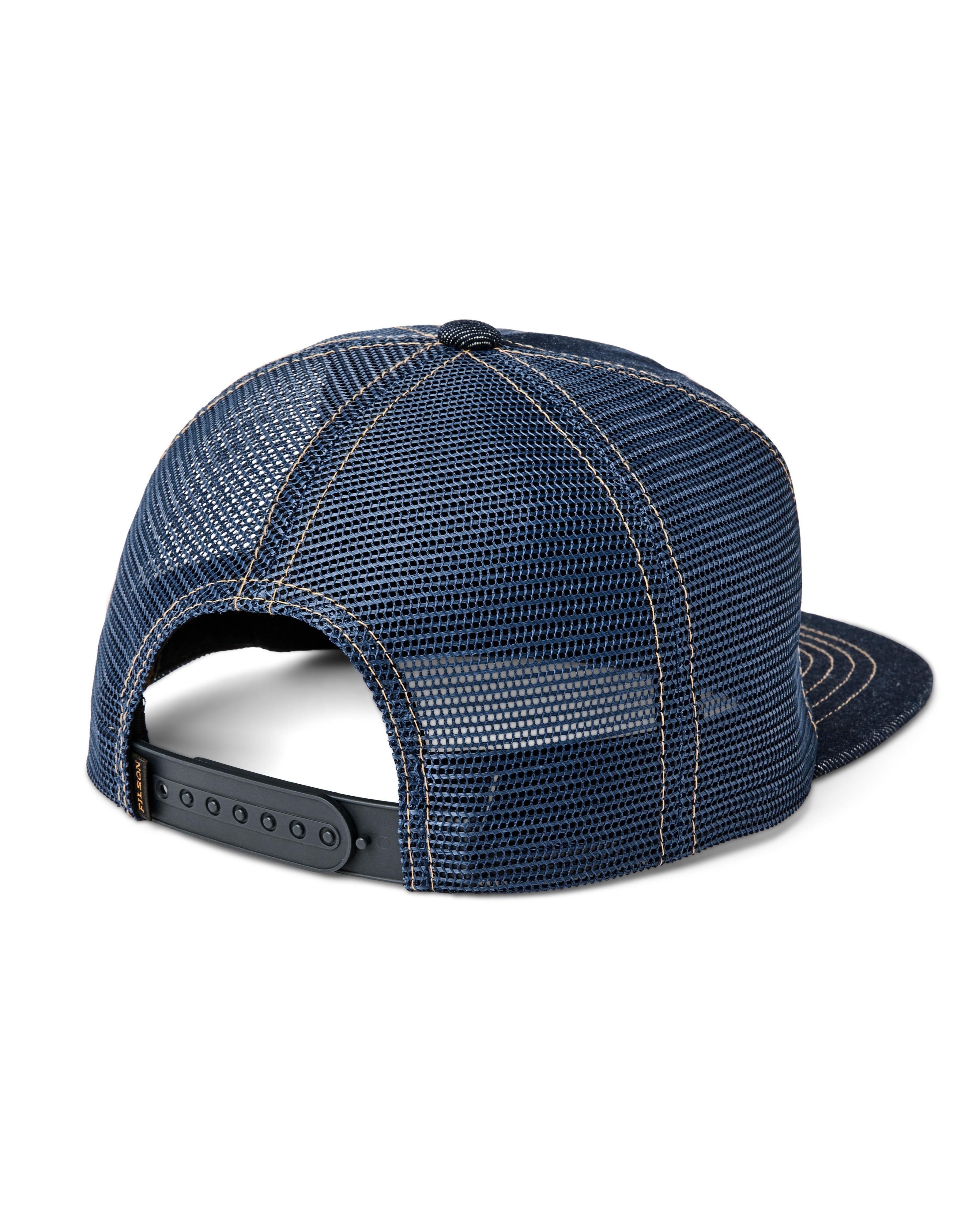 Scenic Graphic Trucker in Indigo