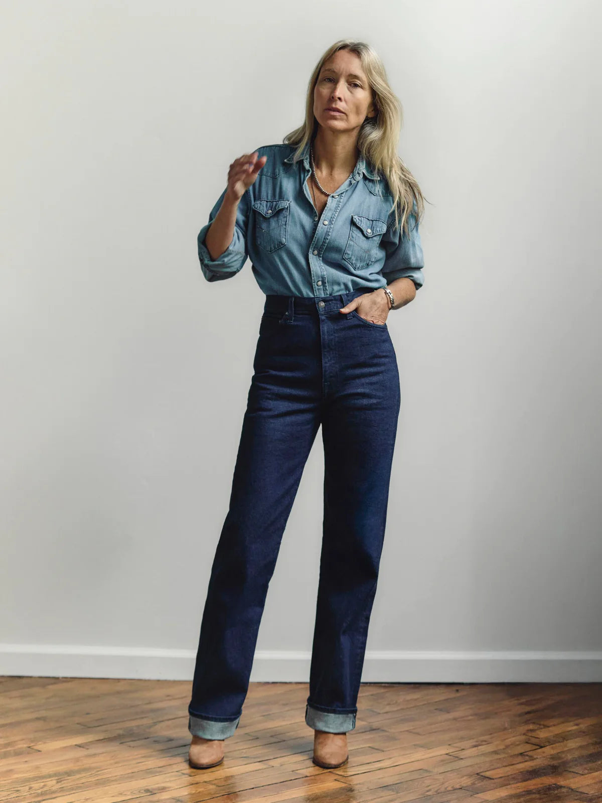 Catherine Slim in Indigo Selvedge Rinse