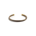 Standard Weight Workshop Cuff in Work Patina Brass