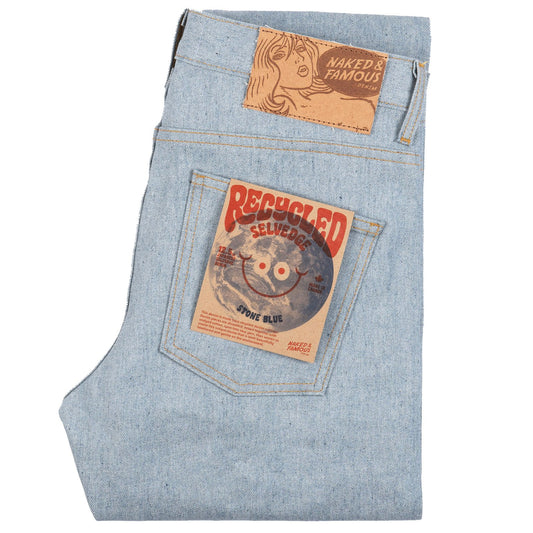 Recycled Selvedge Stone Blue Super Guy