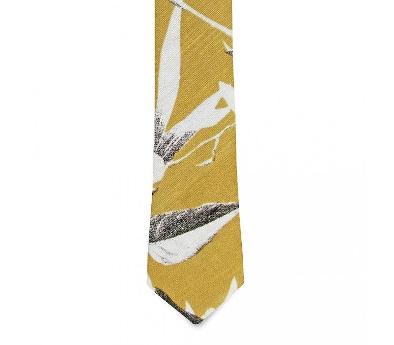 The Odessa Linen Floral Tie