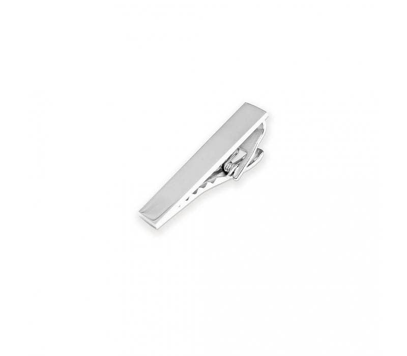 1.5" Silver Tie Clip