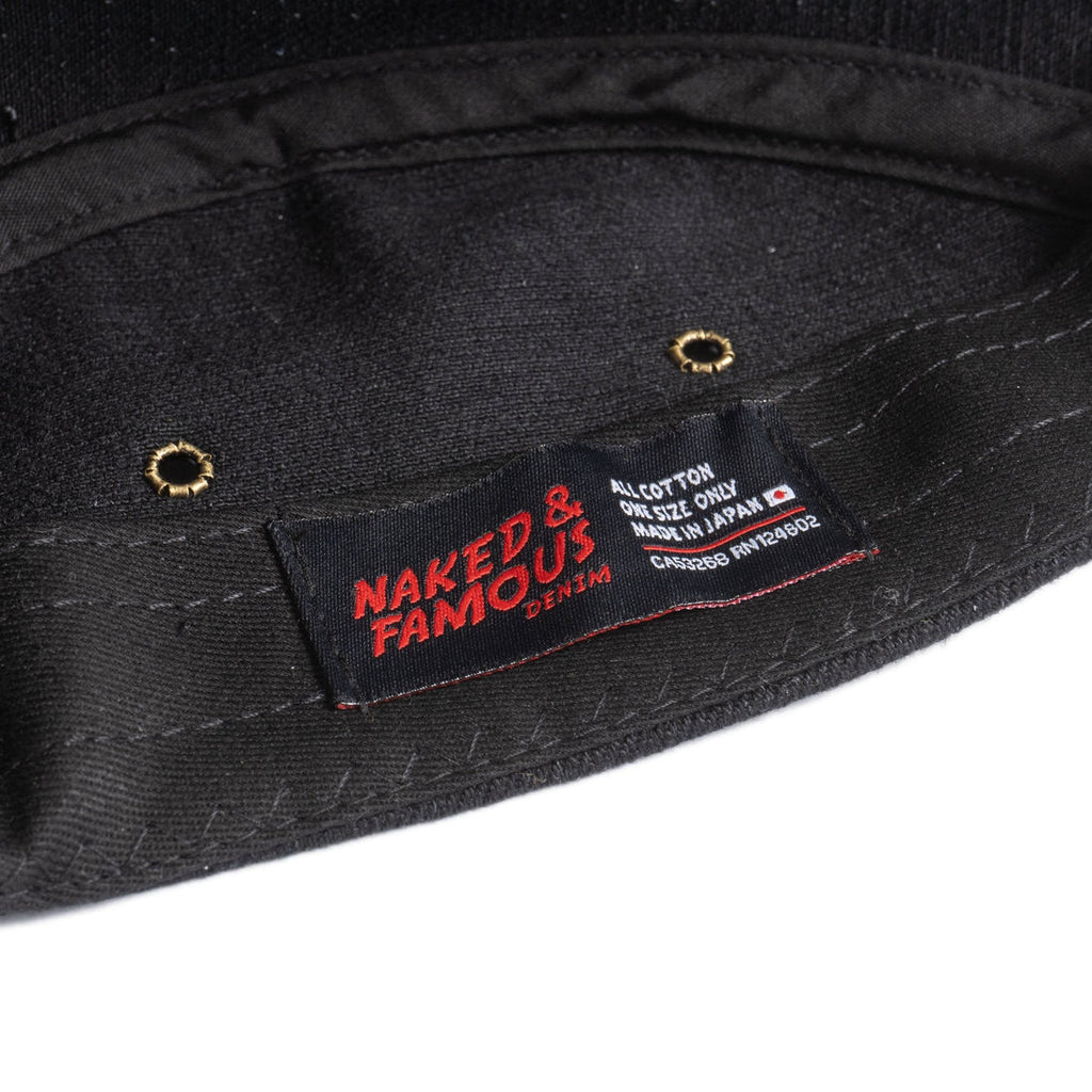 Classic Cap in Black Japan Heritage Selvedge