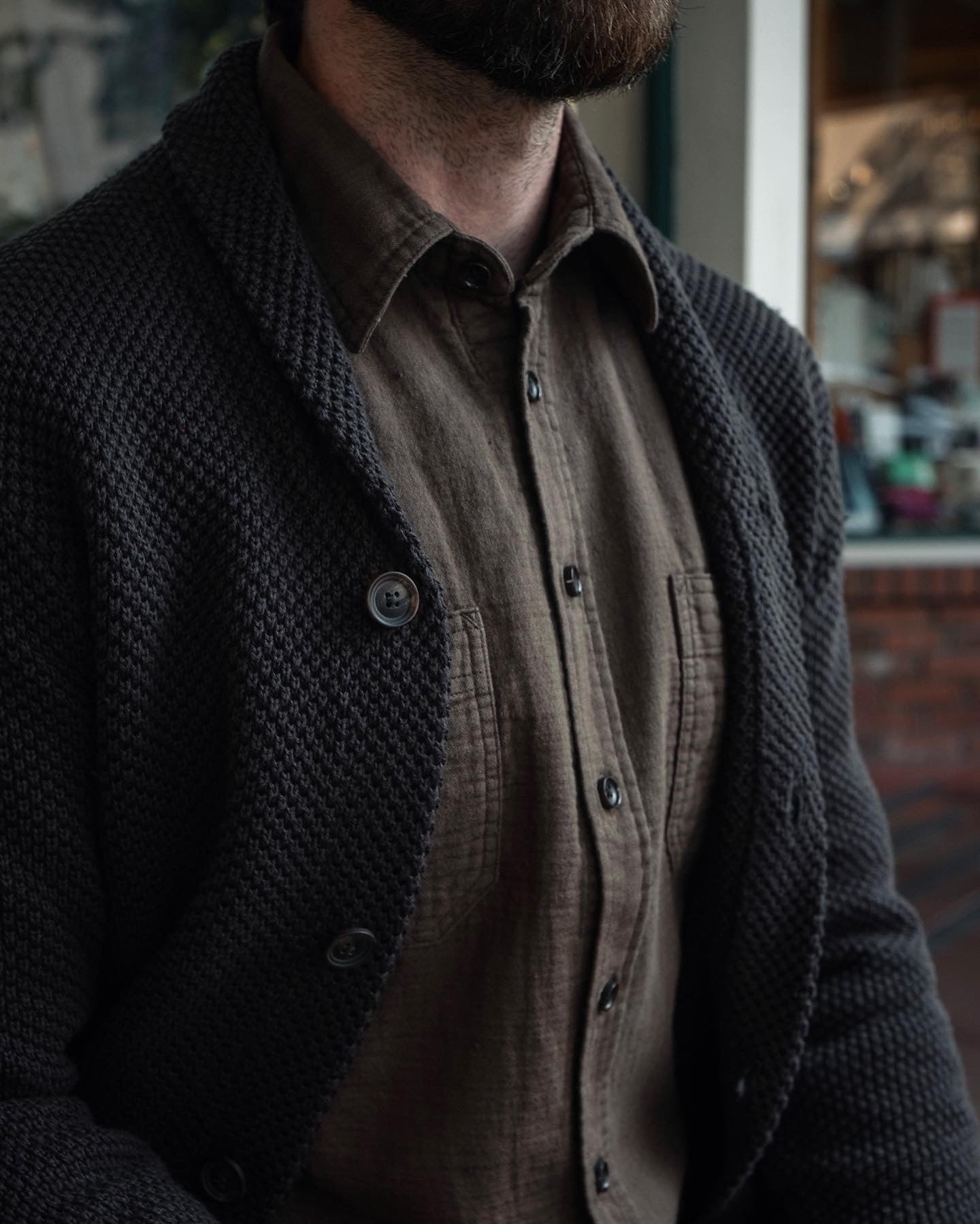 The Crawford Sweater in Charcoal