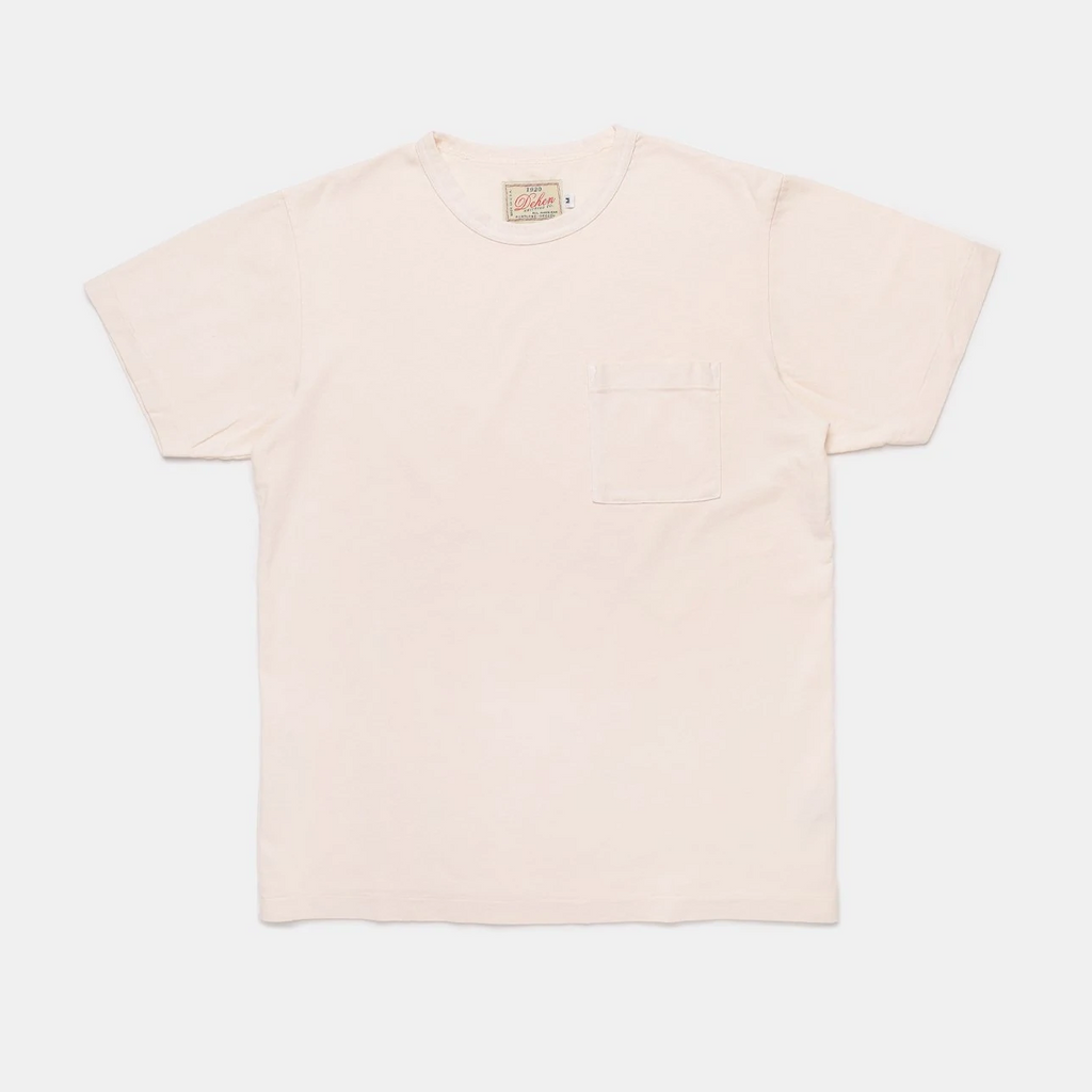 Heavy Duty Single-Pocket Tee in Natural