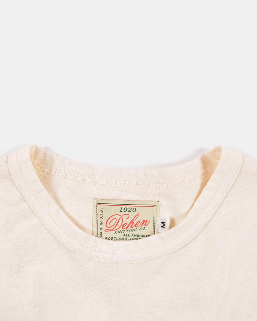 Heavy Duty Single-Pocket Tee in Natural