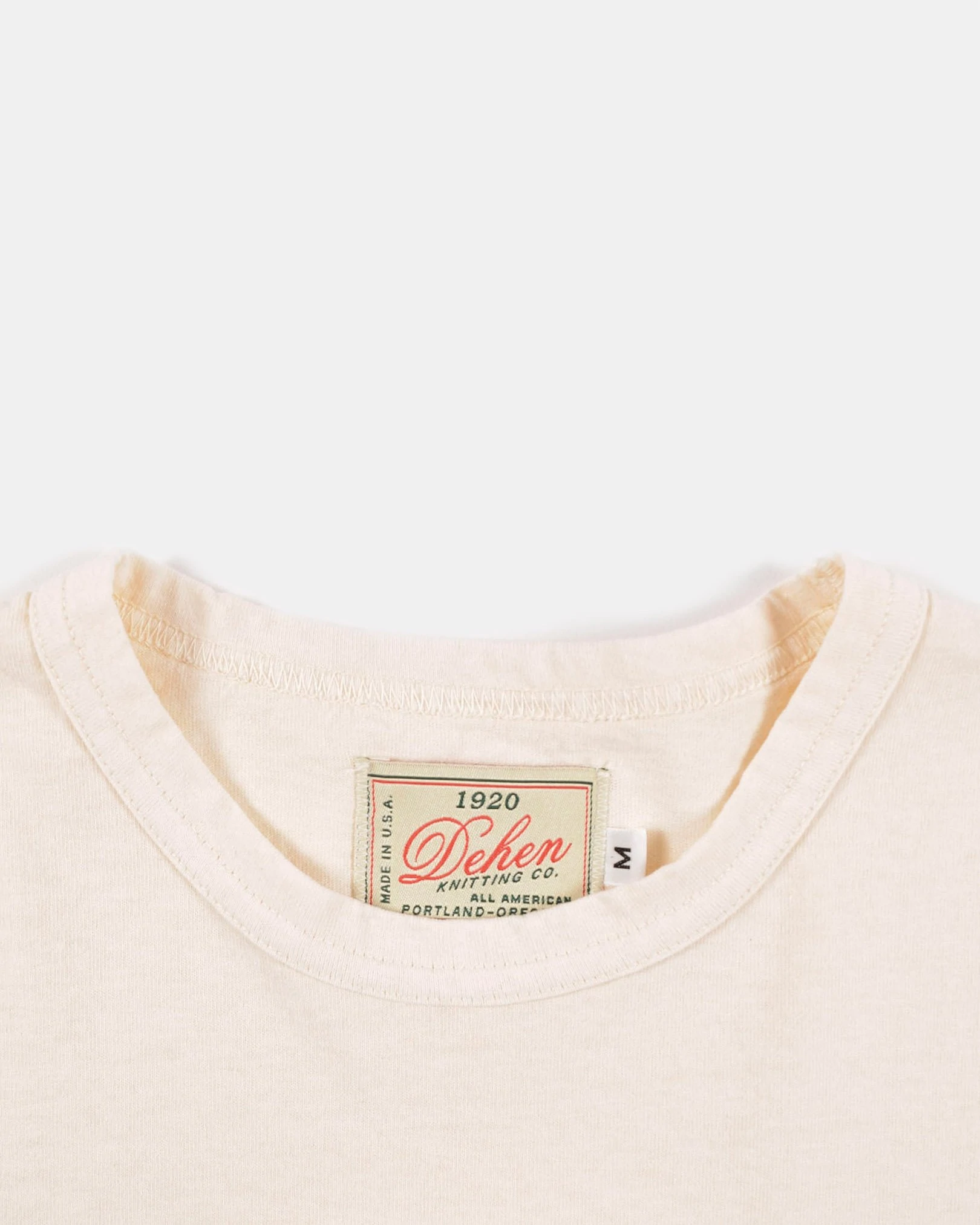 Heavy Duty Single-Pocket Tee in Natural
