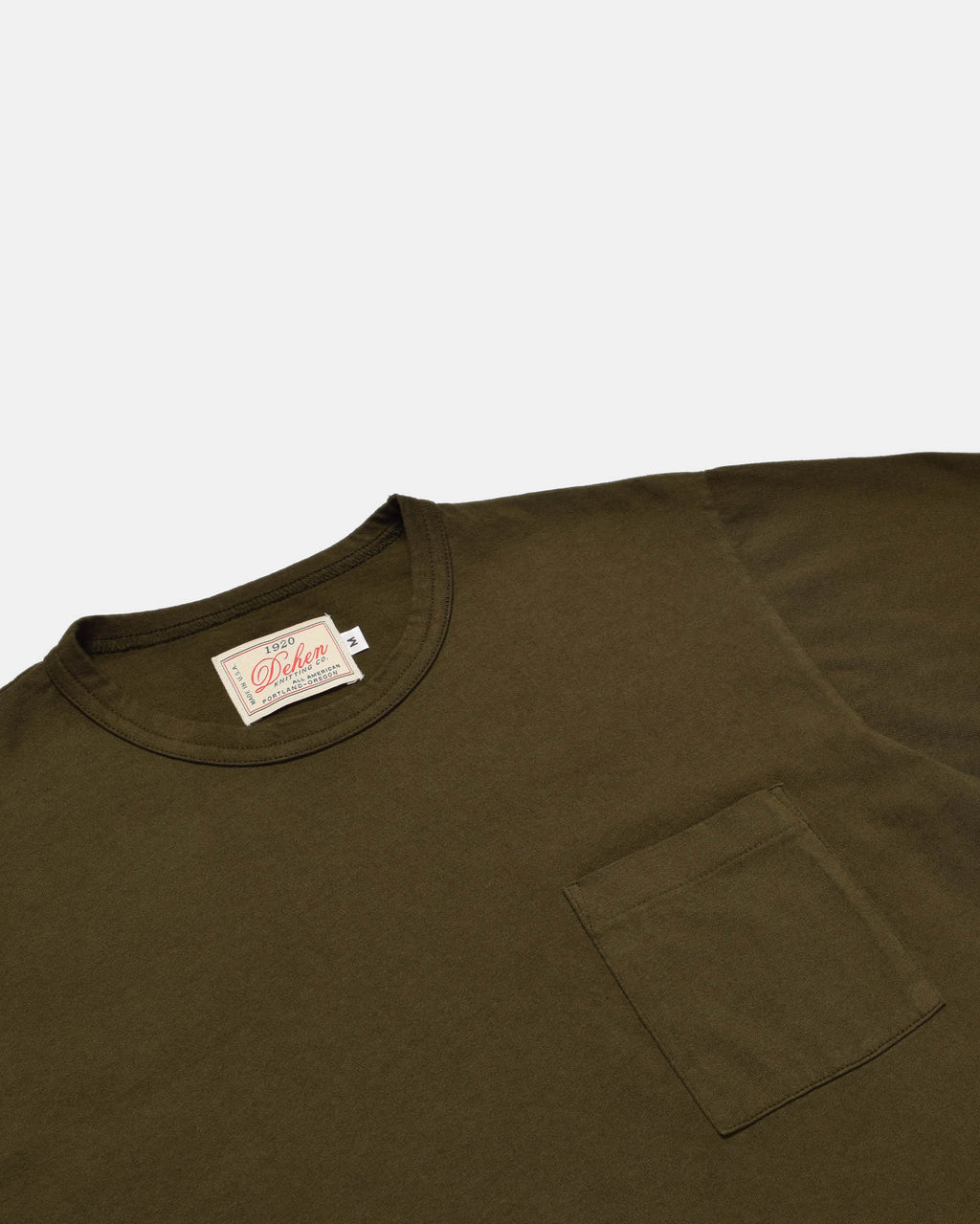 Heavy Duty Single-Pocket Tee in Loden