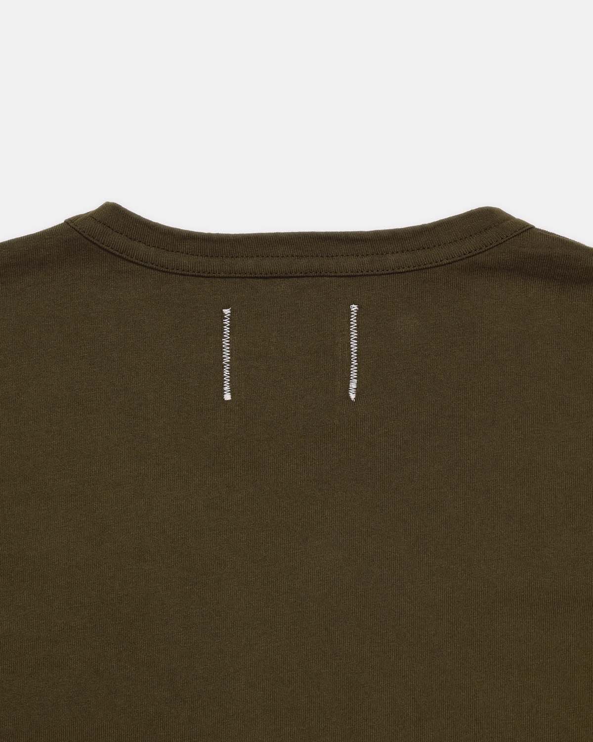 Heavy Duty Single-Pocket Tee in Loden