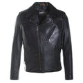 503 Black Light Weight Cowhide Motorcycle Jacket