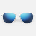 Aviator in Matte Chrome Atlantic Blue