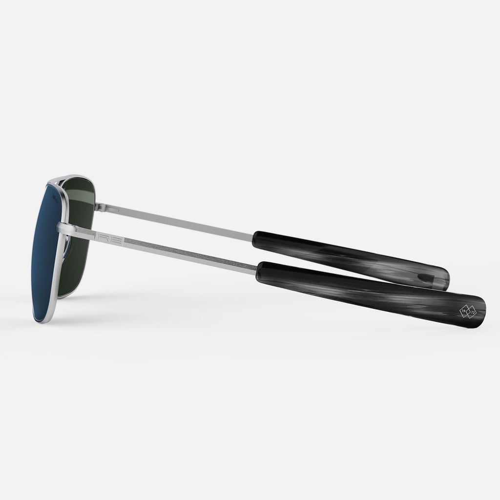 Aviator in Matte Chrome Polarized Cobalt