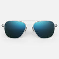 Aviator in Matte Chrome Polarized Cobalt