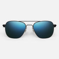 Aviator in Matte Black Polarized Cobalt