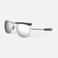 Aviator in Matte Chrome Polarized Silver Mirror