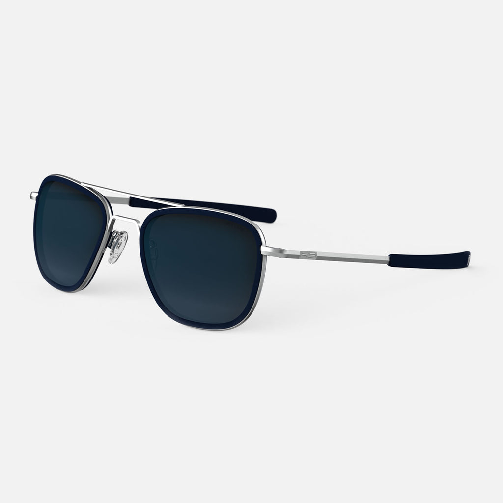 Aviator Fusion in Matte Chrome Polarized Slate