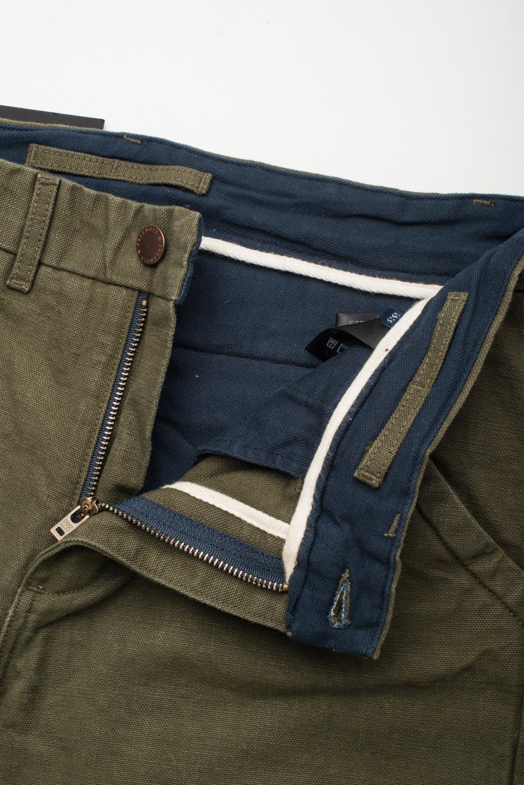 14oz Workers Chino in Army
