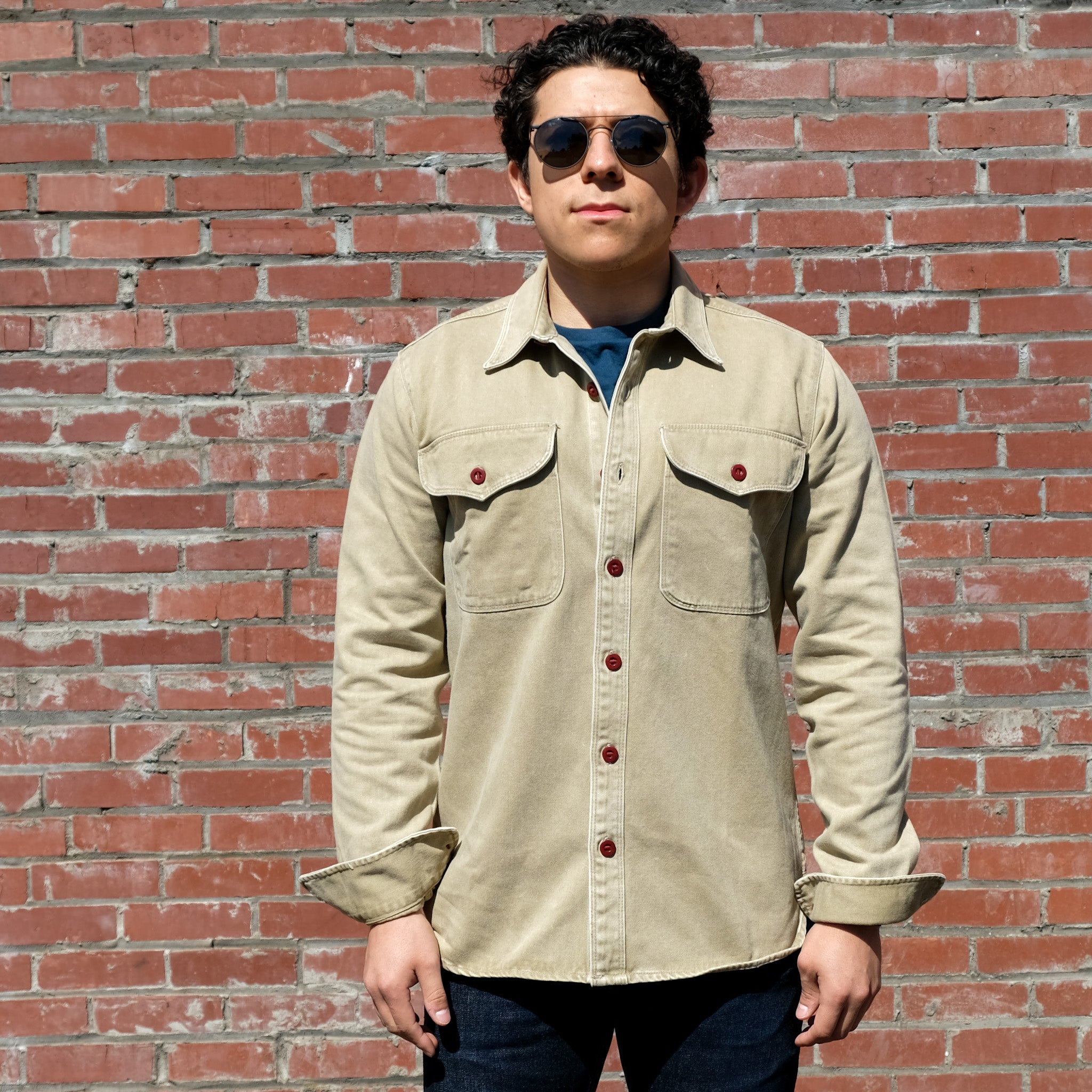 Utility Shirt in Khaki