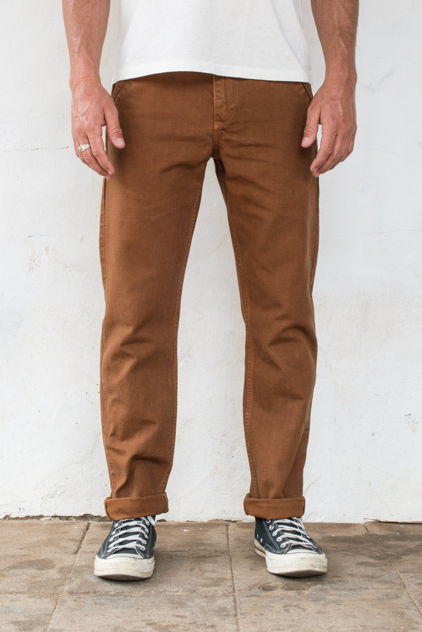 14oz Workers Chino in Rust