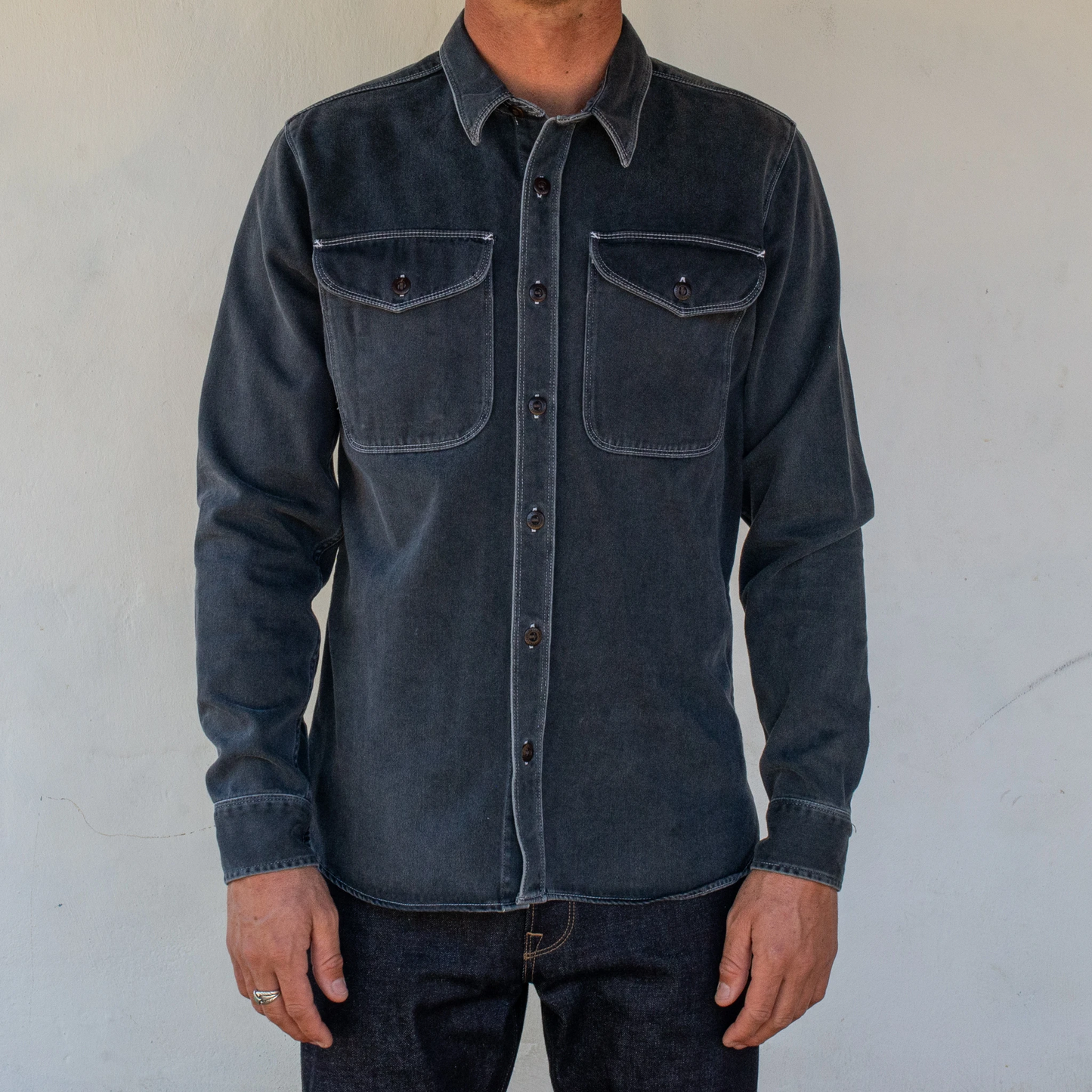 Utility Shirt in Charcoal