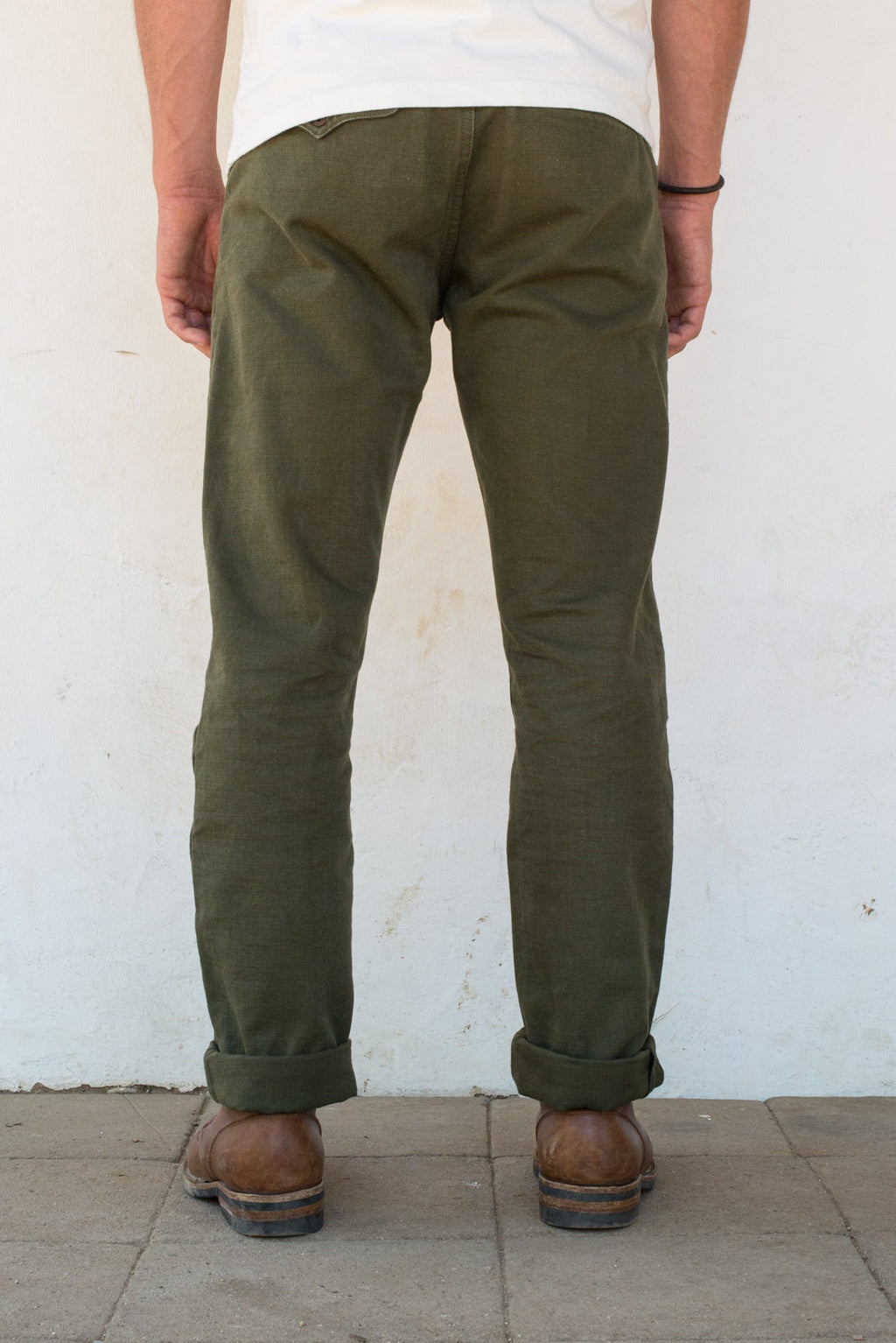 14oz Workers Chino in Army