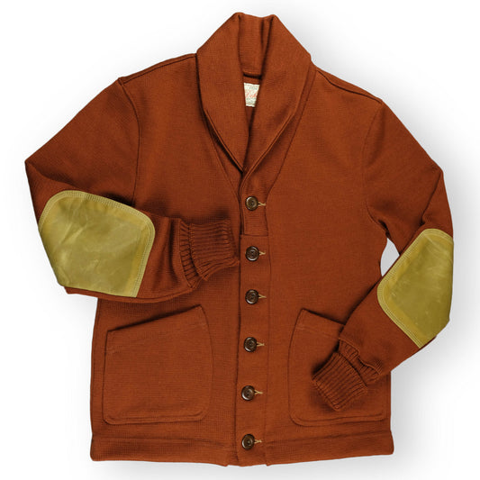 Dehen x Porterhouse Shawl Sweater Coat 2.0 in Tobacco