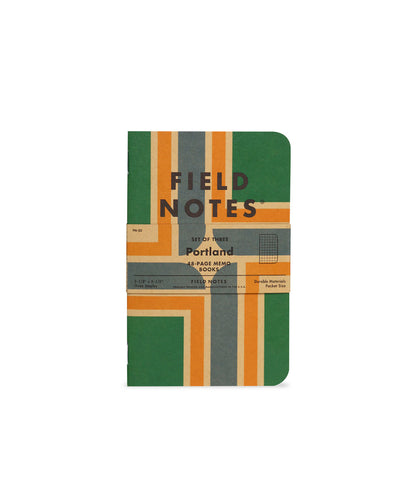 Portland Edition Memo Book, 3-Pack