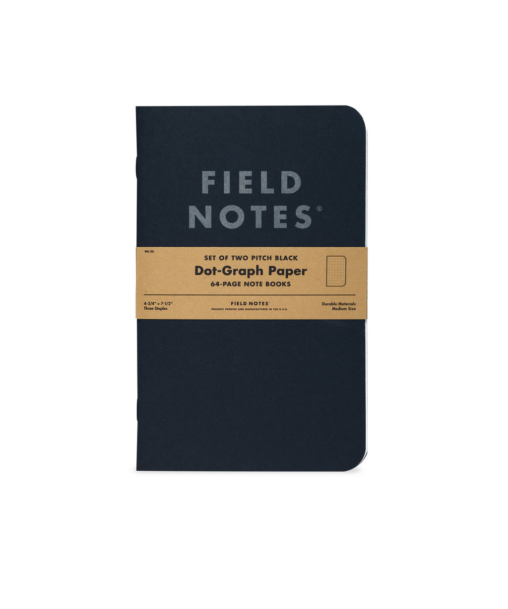 Pitch Black Note Book, 2-Pack