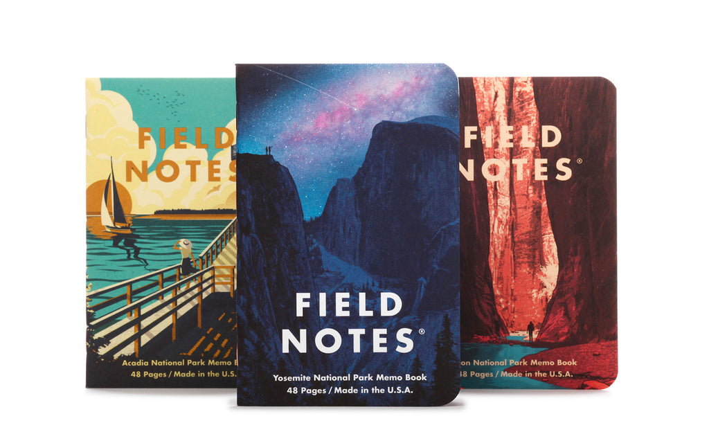 National Parks Memo Book, 3-Pack