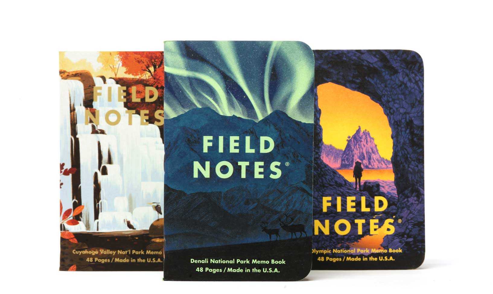 National Parks Memo Book, 3-Pack