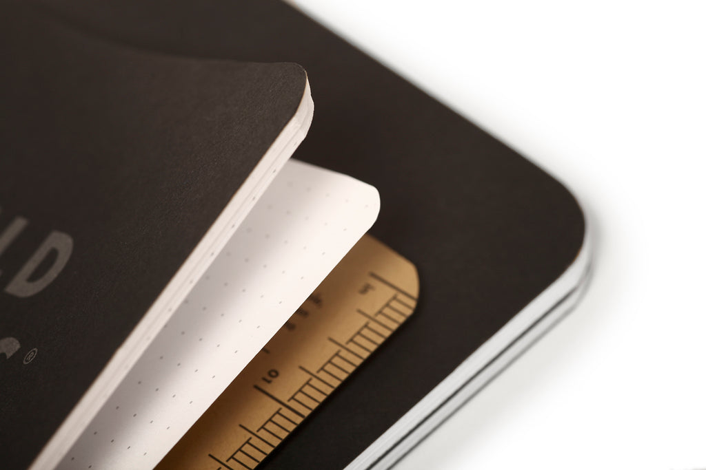 Pitch Black Note Book, 2-Pack