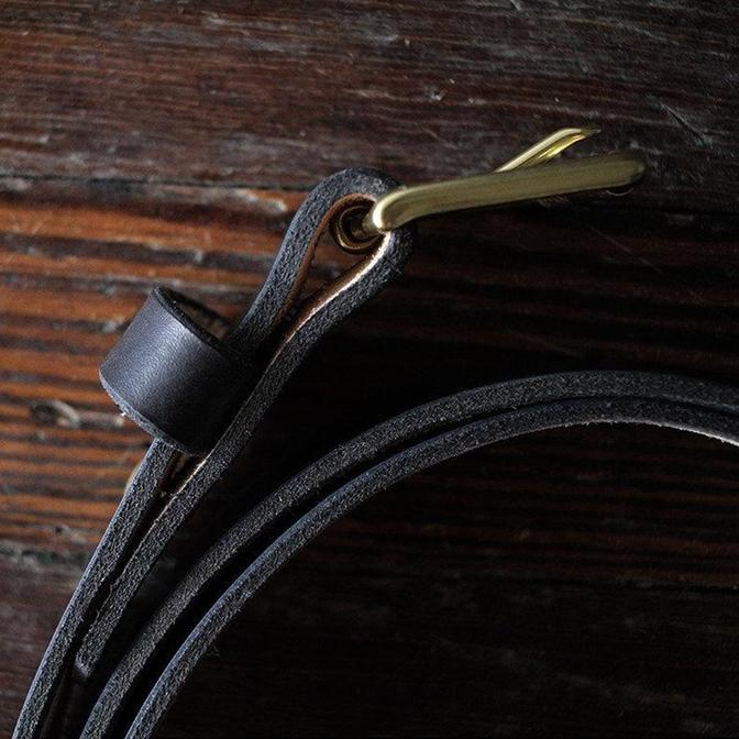 1½" Standard Camp Belt in Black and Matte Nickel