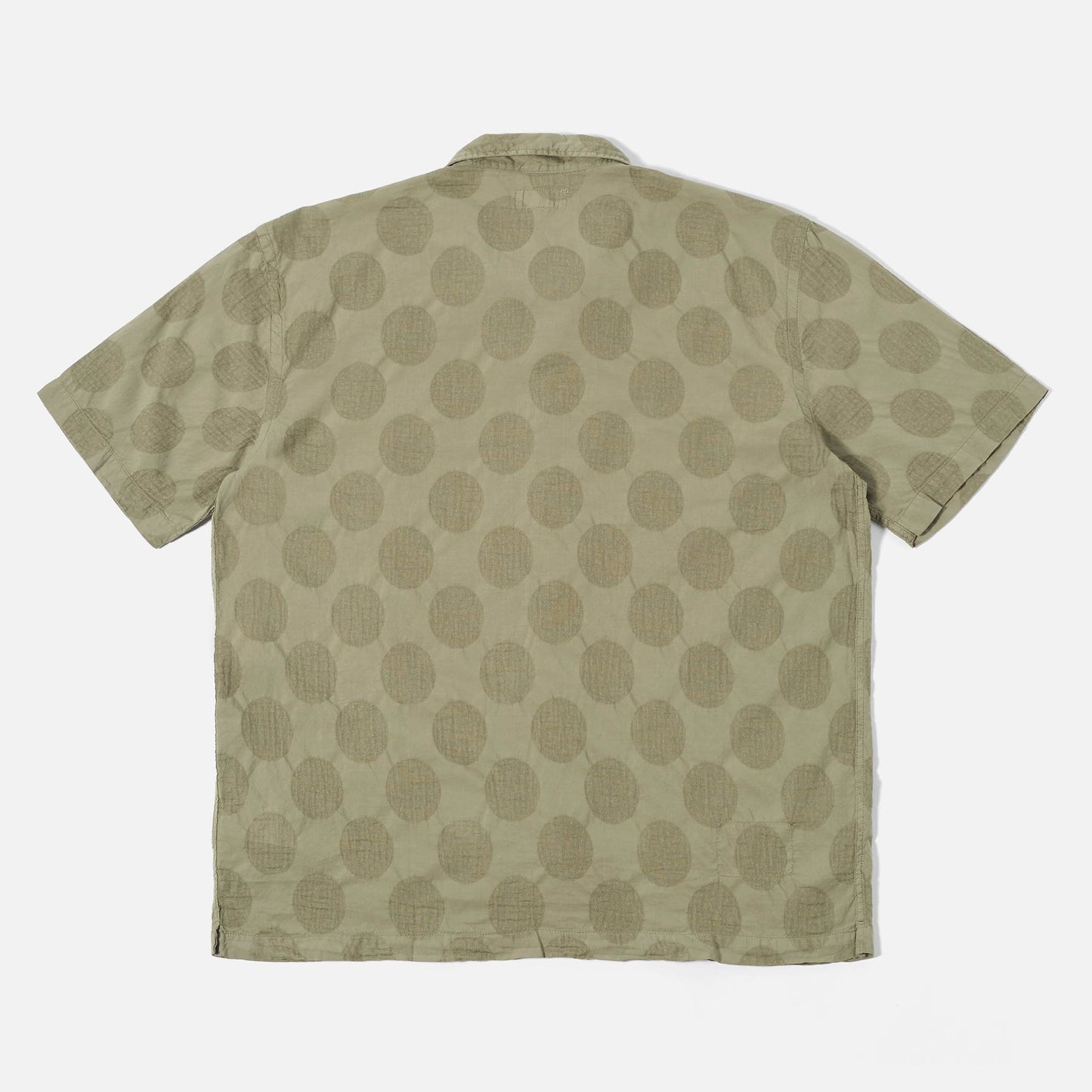 Road Shirt in Olive Dot Cotton