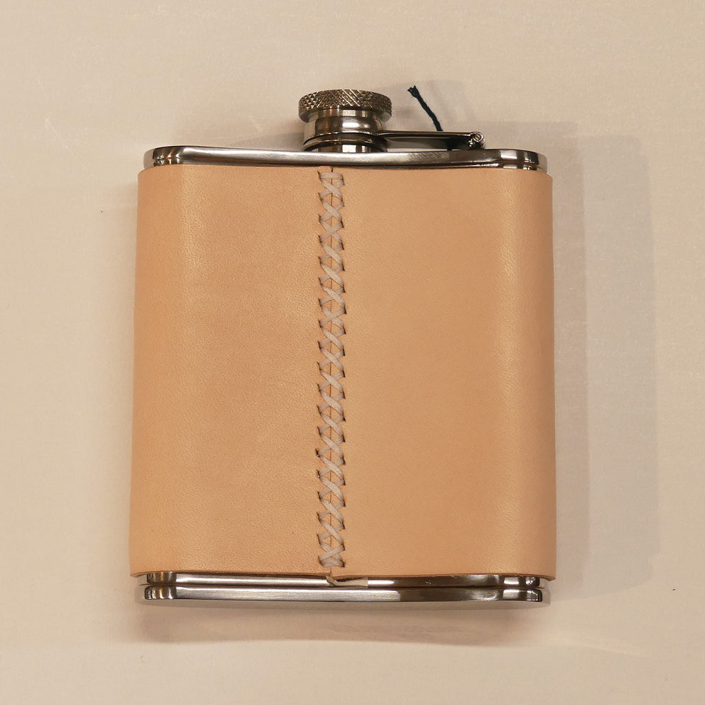 Leather-Wrapped Flask