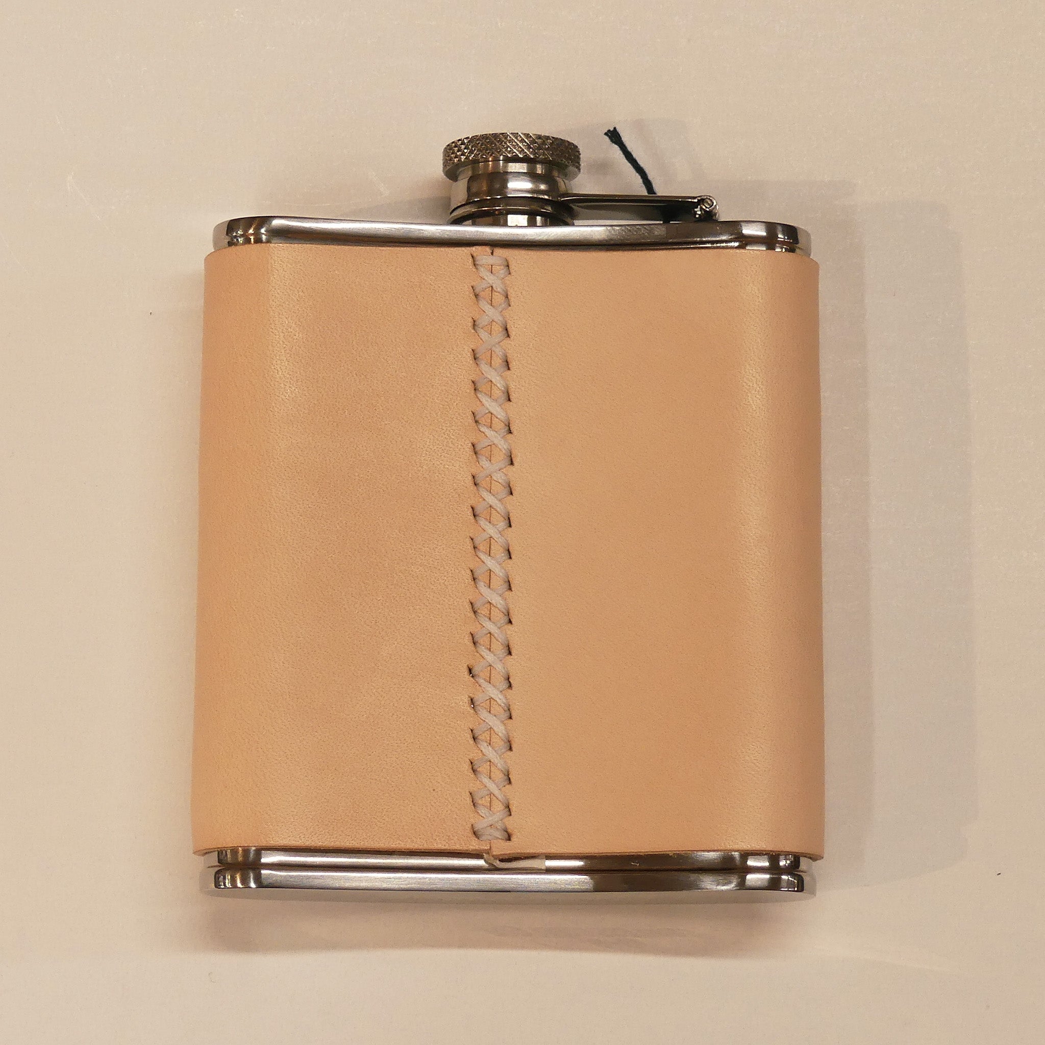 Leather-Wrapped Flask
