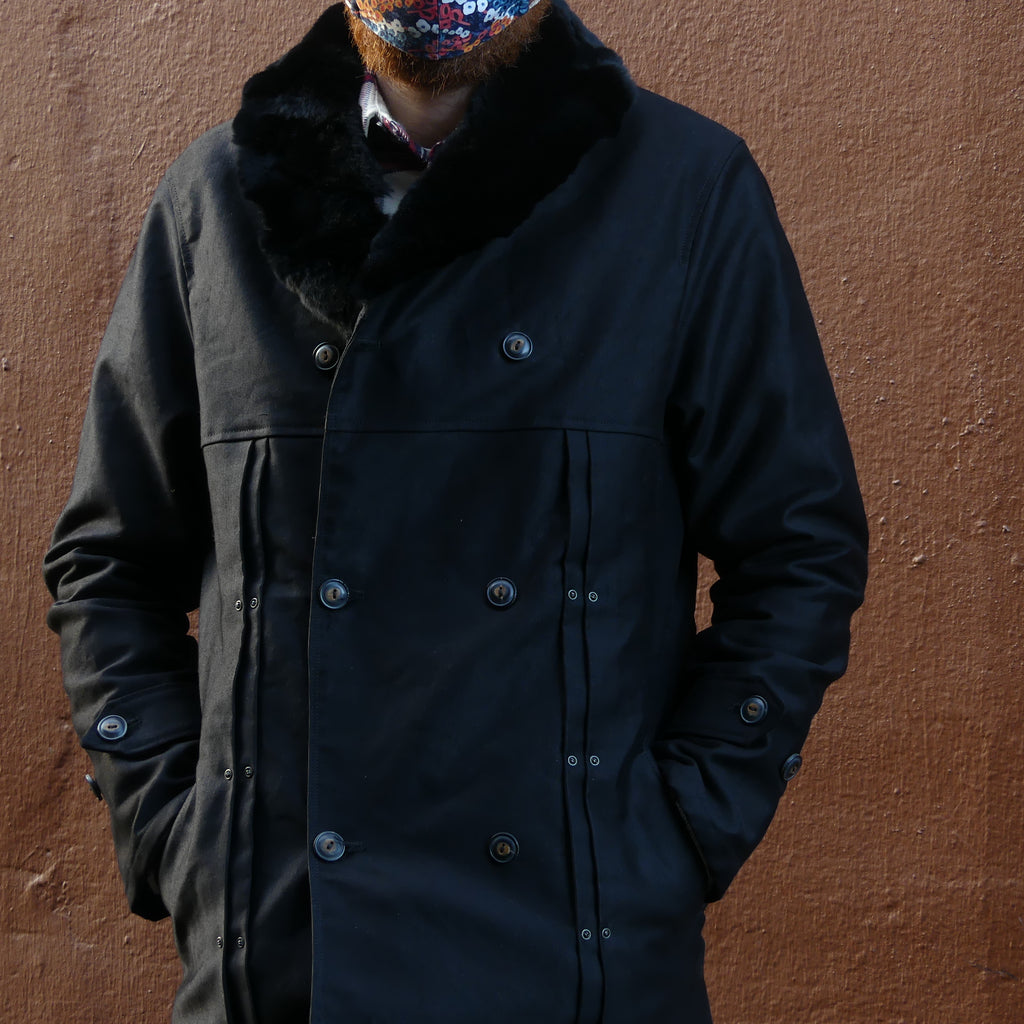 Black Pleated Rancher