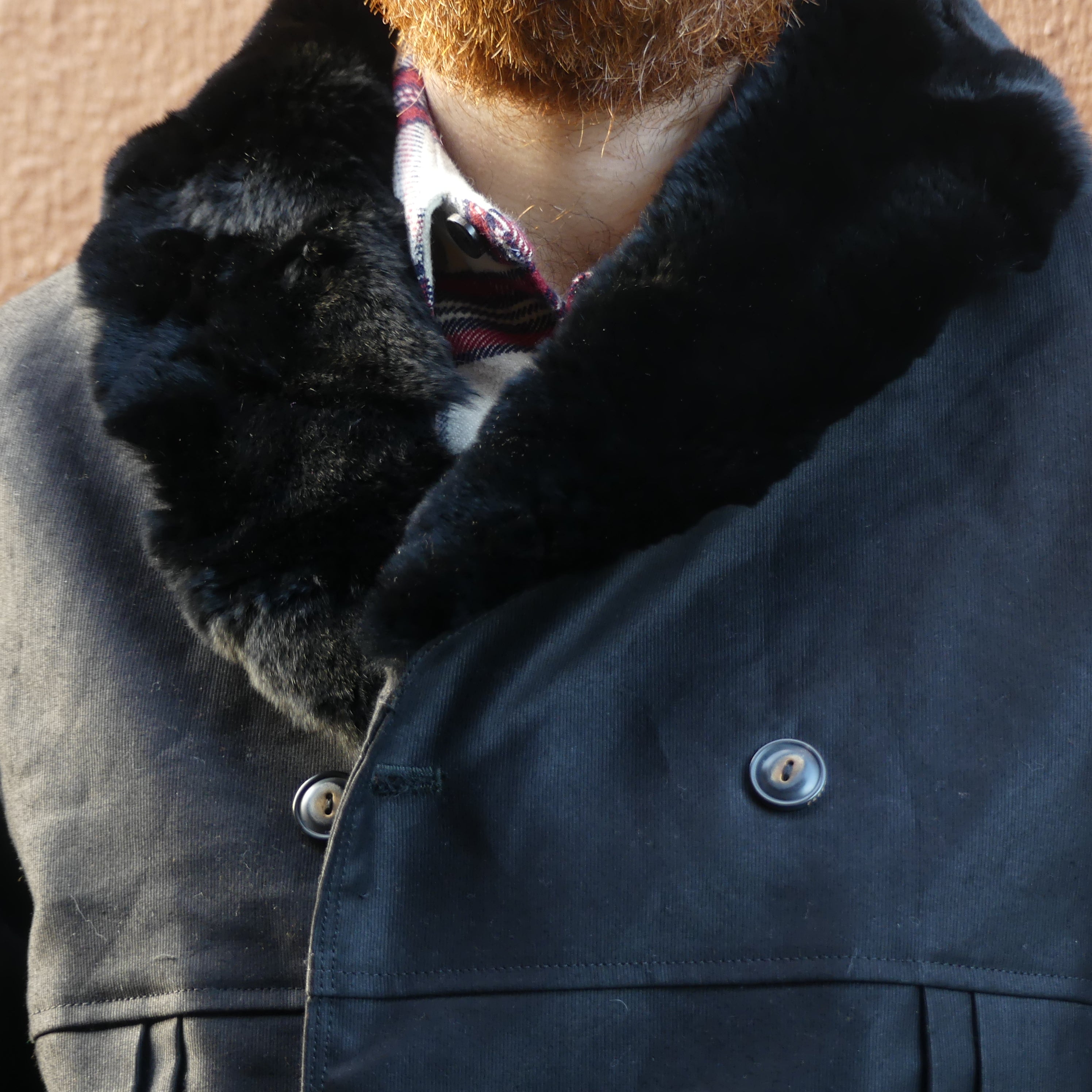 Black Pleated Rancher