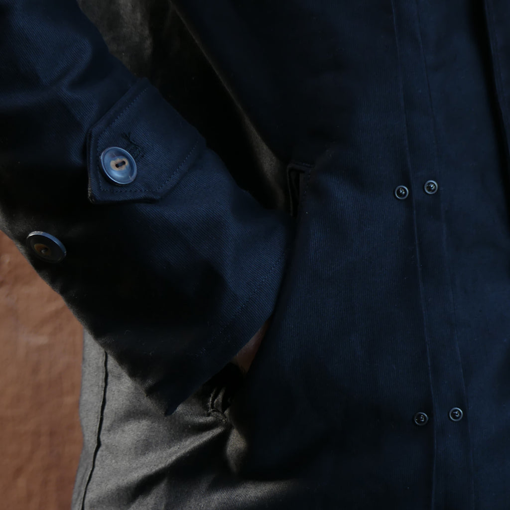 Black Pleated Rancher