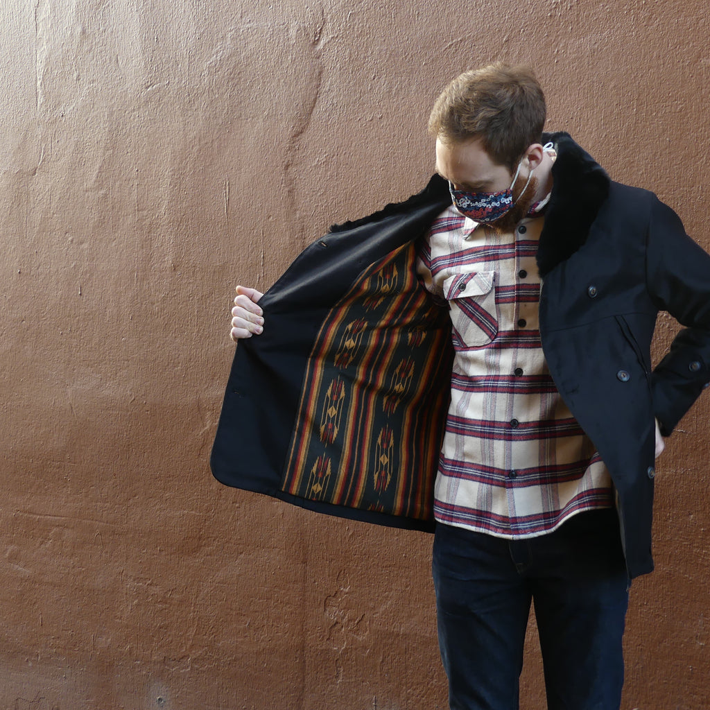 Black Pleated Rancher