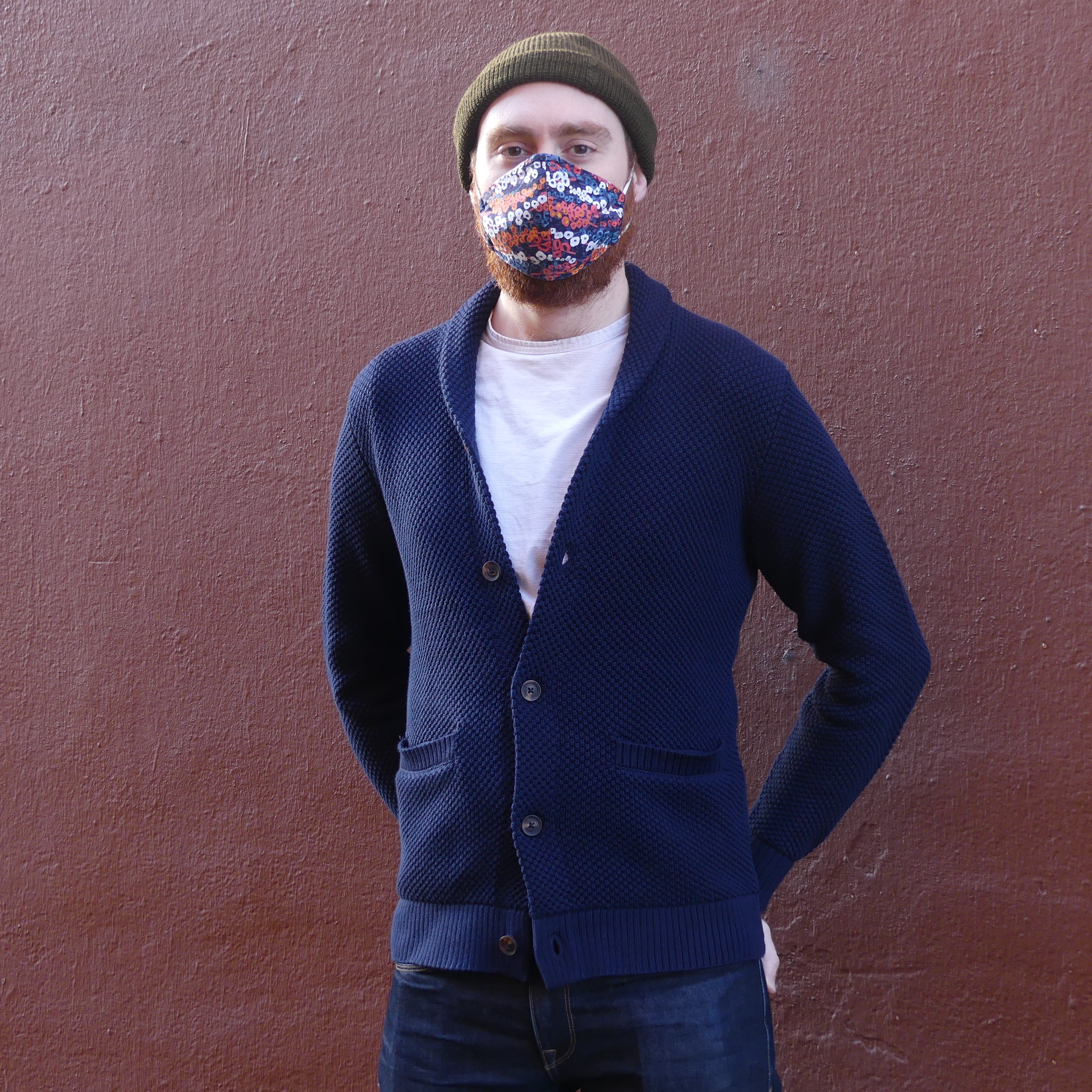 The Crawford Sweater in Navy