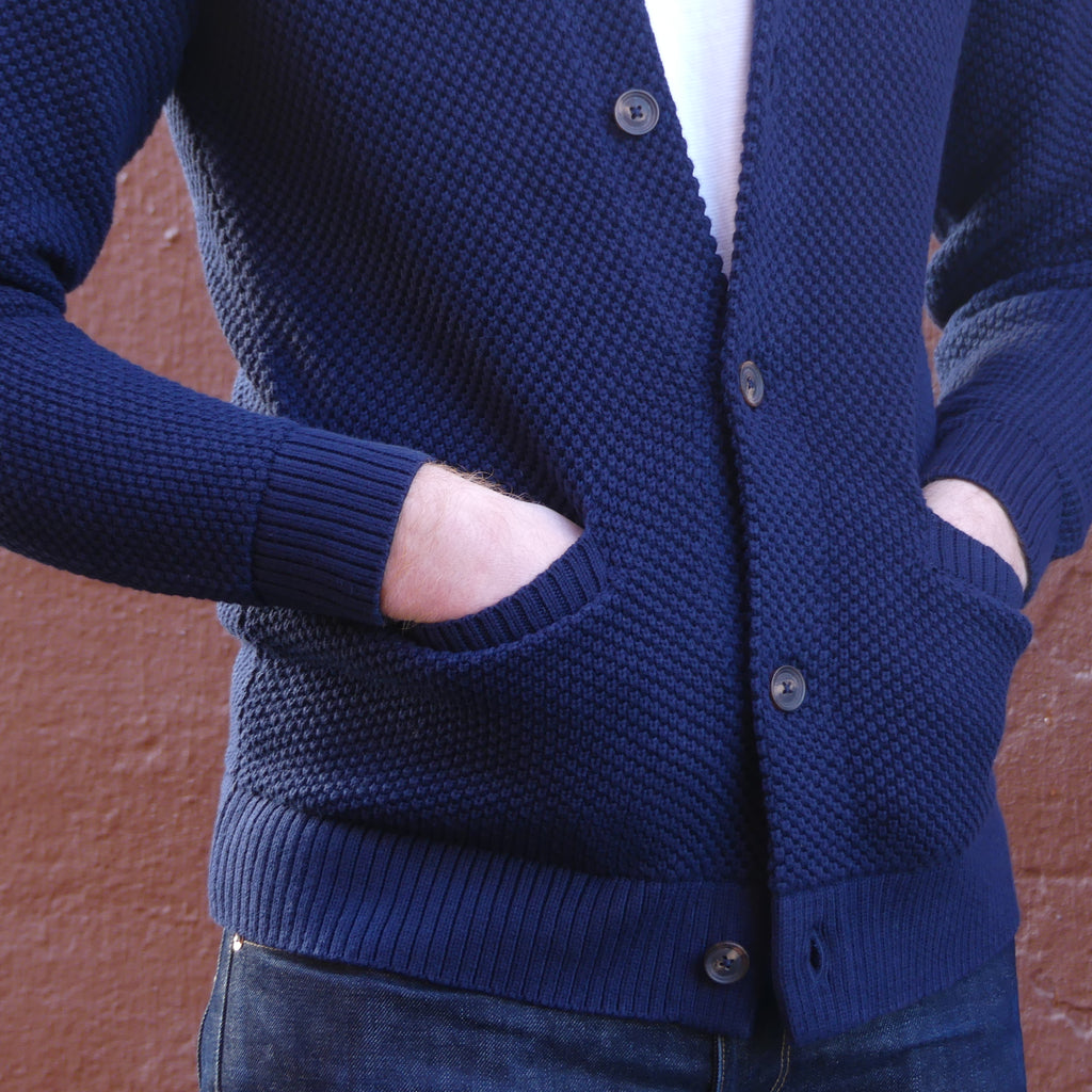 The Crawford Sweater in Navy