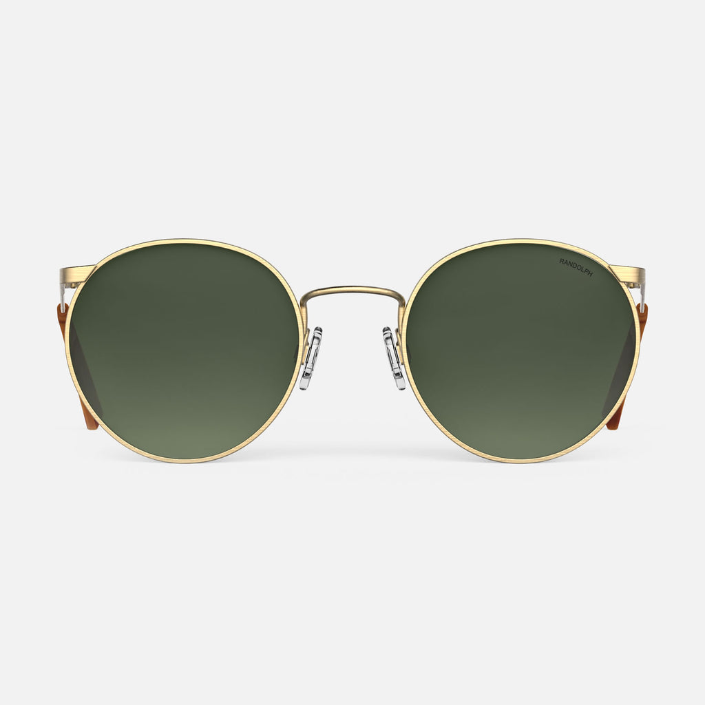 P3 in 23k Satin Gold & Polarized Evergreen