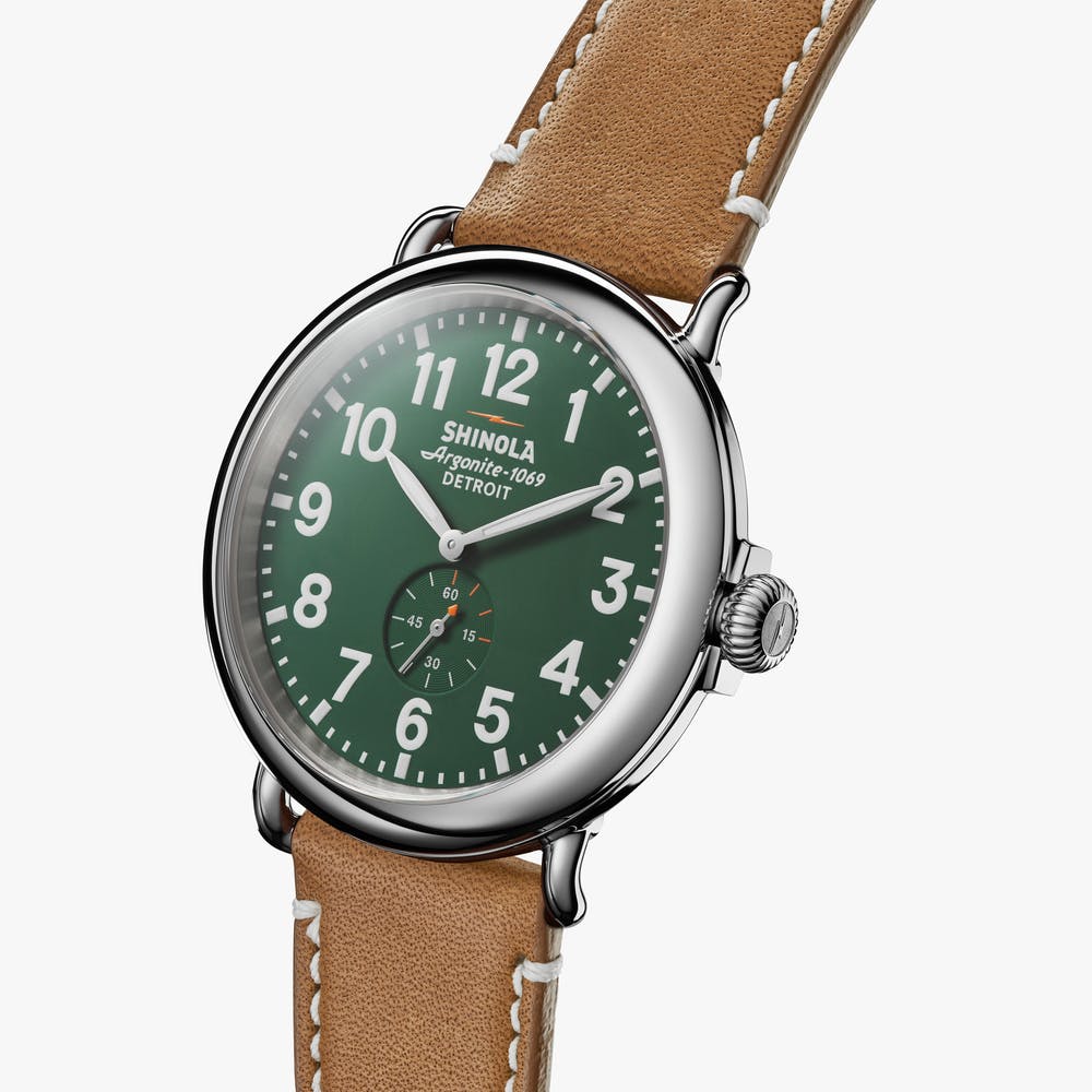 The Runwell 47mm in Green – Porterhouse Clothing & Supply