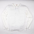 13 Ounce Henley in White