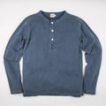 13 Ounce Henley in Faded Blue