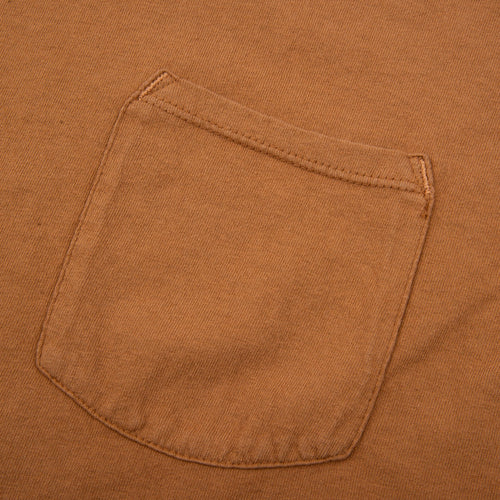 9 Ounce Pocket T-shirt in Tobacco