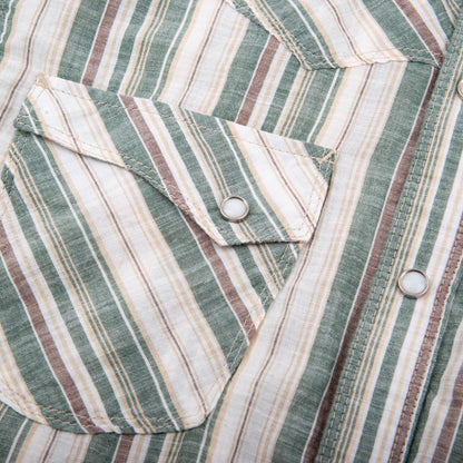 Calico in White Stripe