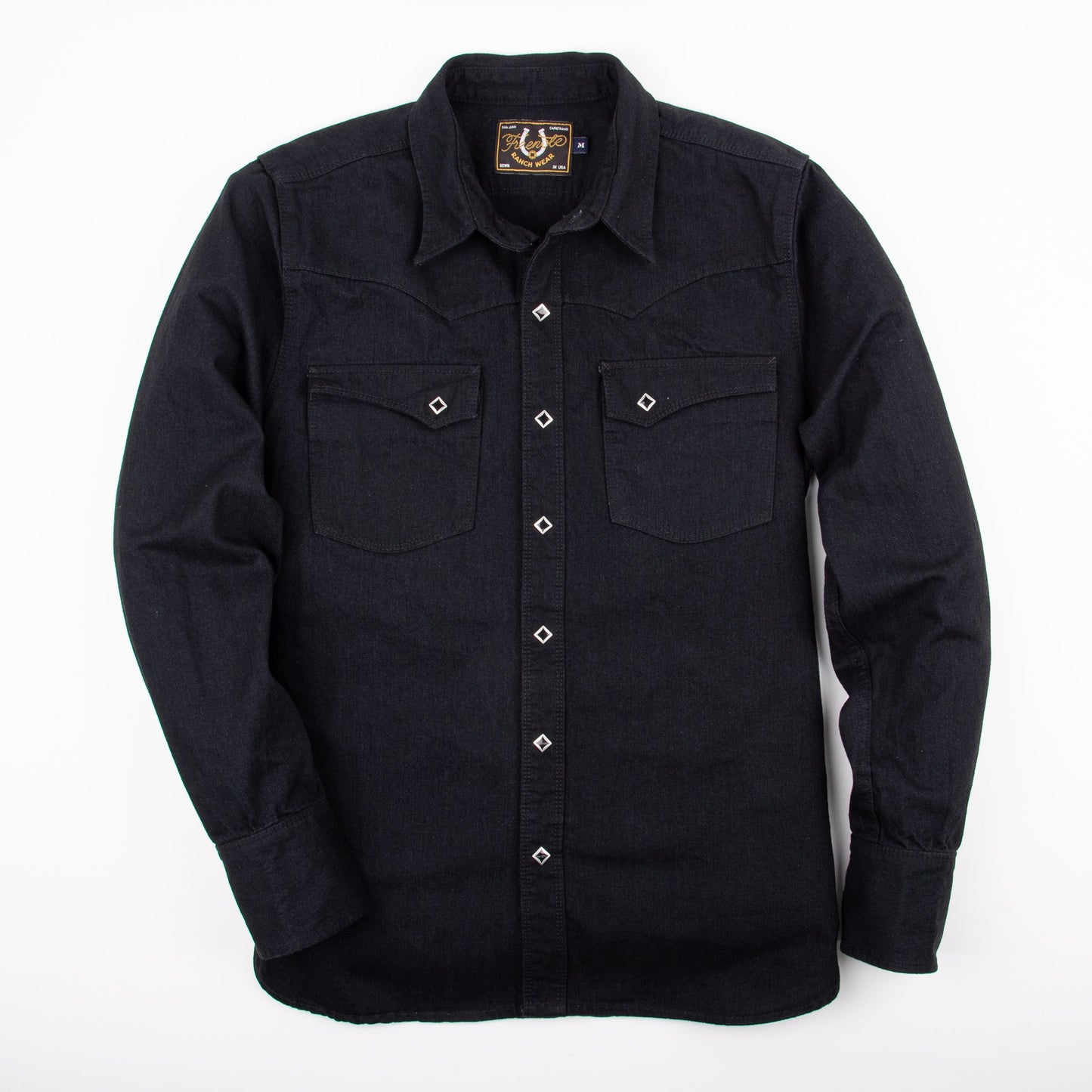 Calico in 9 Ounce Black Denim