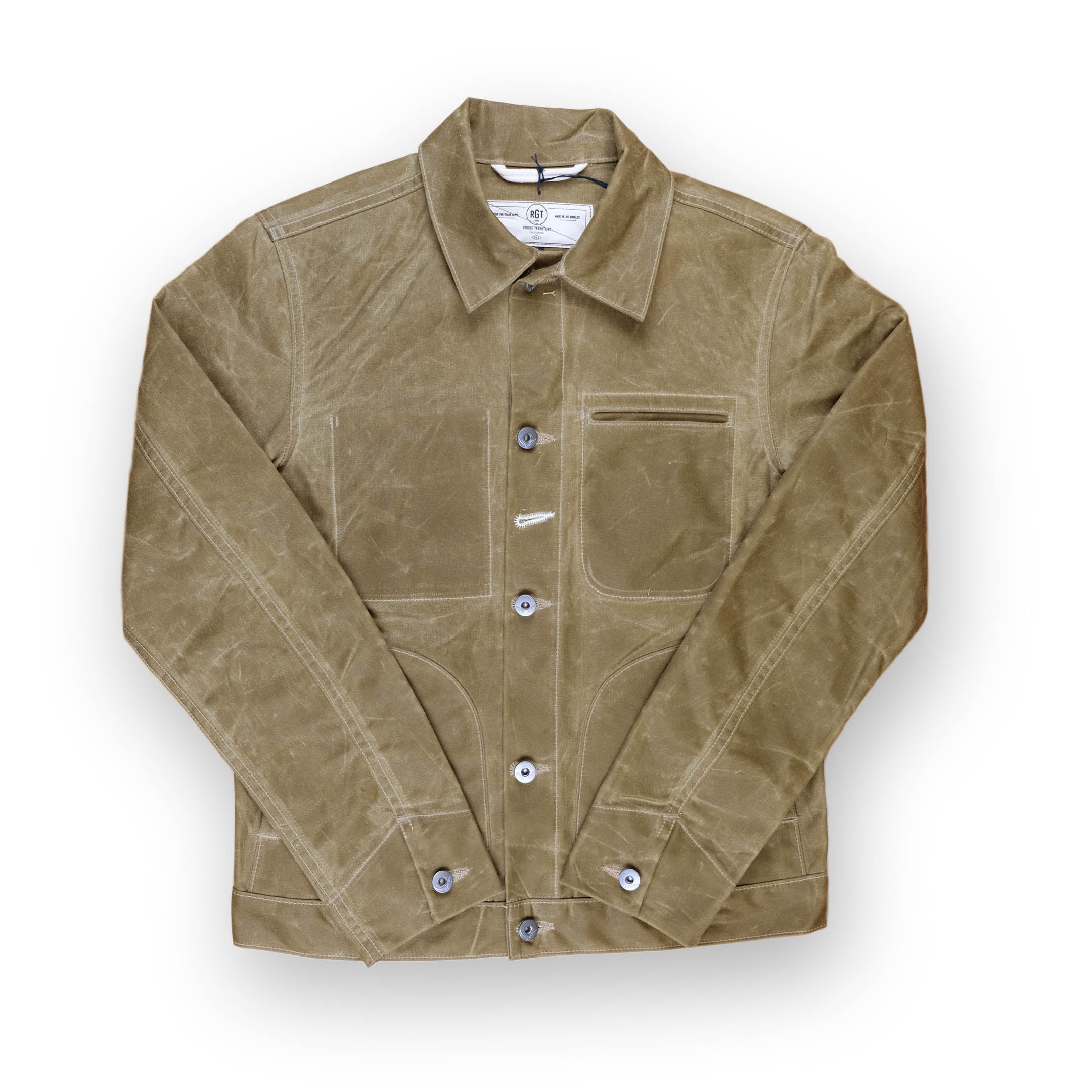 Waxed Ridgeline Supply Jacket in Tan