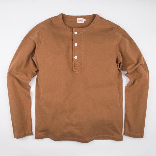 13 Ounce Henley in Tobacco